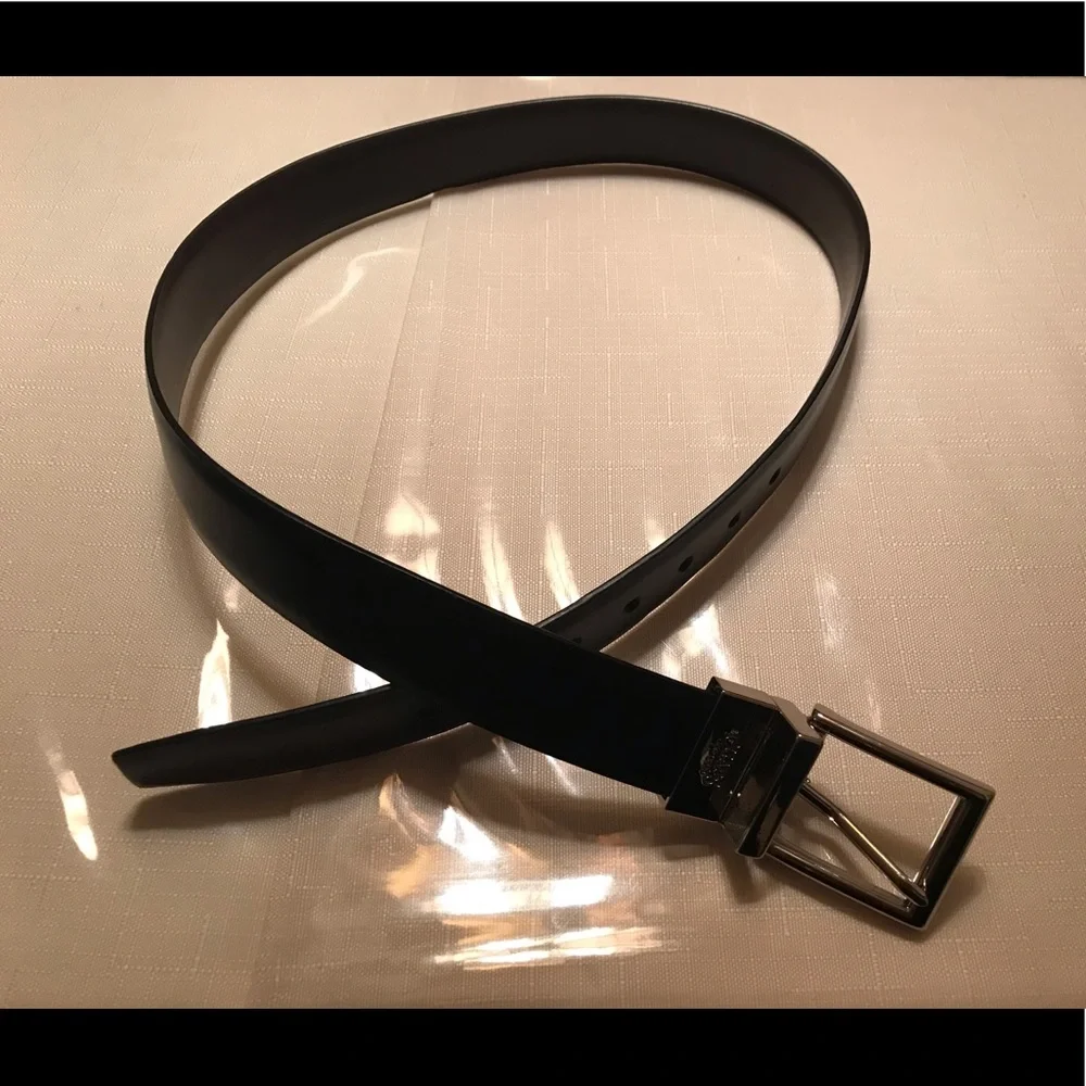 Boys Chaps Reversible Black Brown Belt